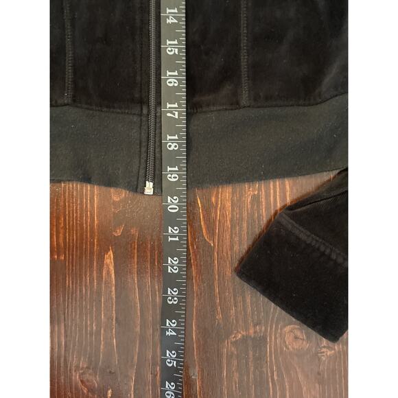 RAMPAGE Zip Jacket M Black Velvet Y2K 90’s Streetwear Gorpcore Utility Mock Neck - Picture 13 of 14